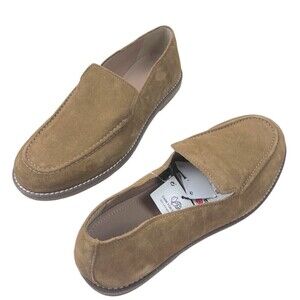 Zara Womens Size 9 Brown Suede Leather Moccasin Loafers Comfort Work Office Shoe